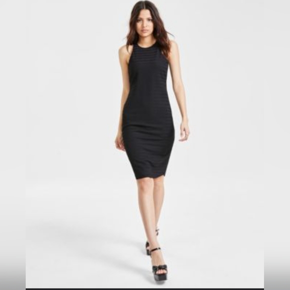 BAR III Women's Textured Bodycon Midi Dress SIZE MEDIUM NWT - Picture 1 of 6